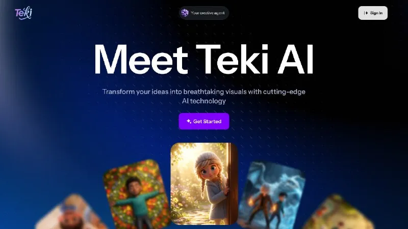 Conoce Teki AI — landing del producto